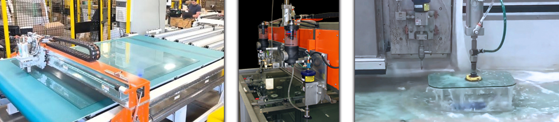 Glassline Waterjet cutter examples