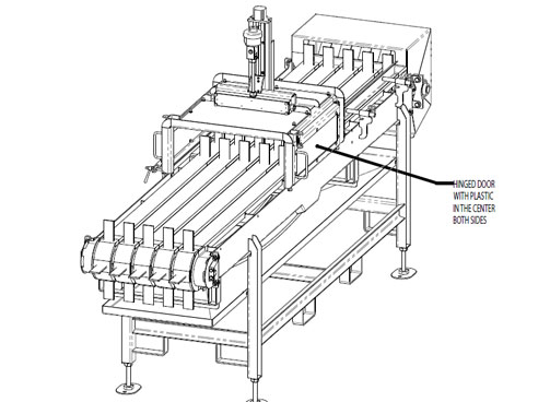 diagram of GRID HEINZEN HYDROBLADE PRODUCE Cutting Machine