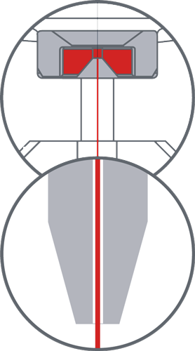 IDE Diamond cutting head illustration