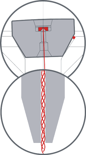 IDE Diamond cutting head illustration