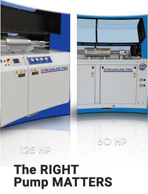 The right pump matters banner