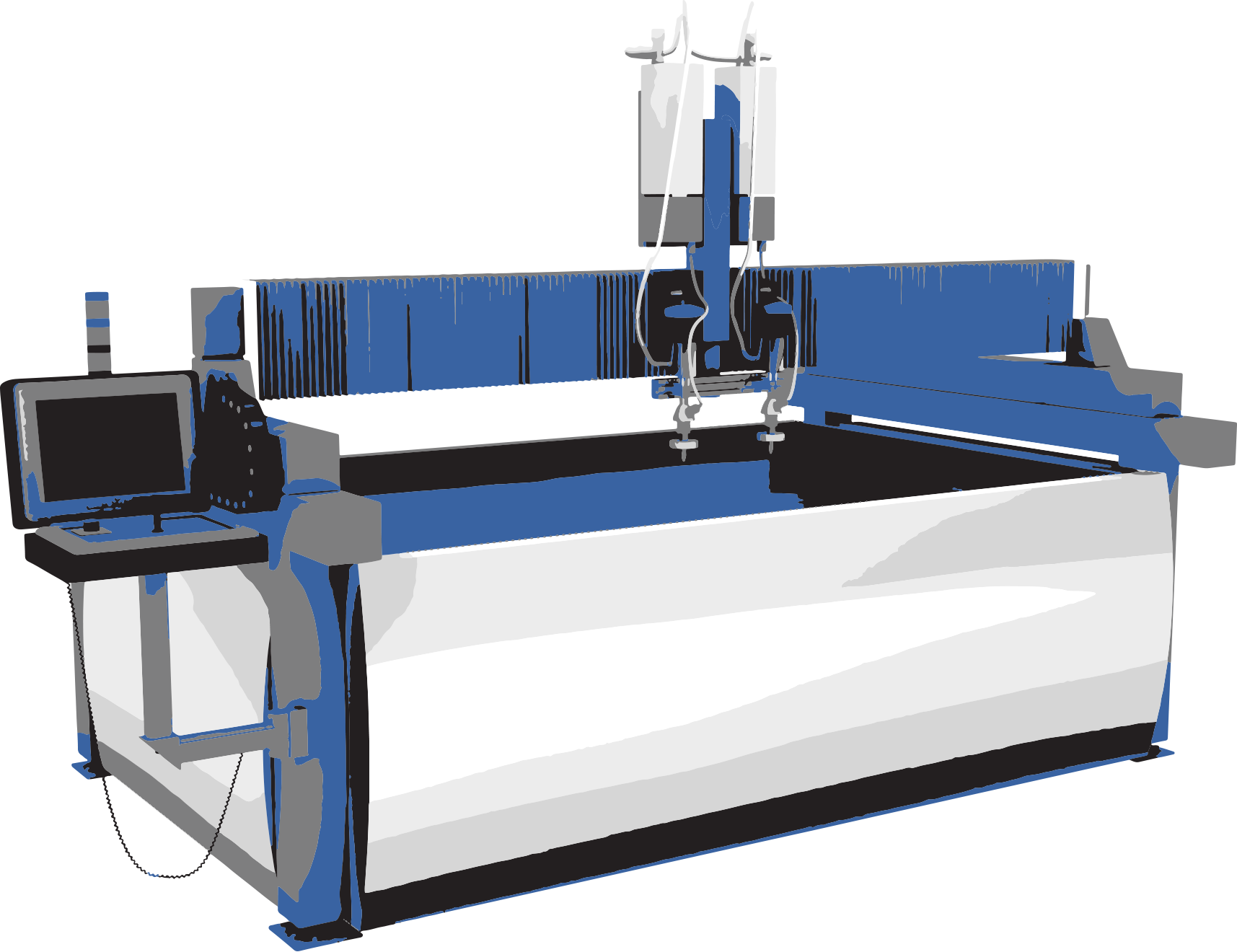 KMT WATERJET CUTTING TABLE complete systems