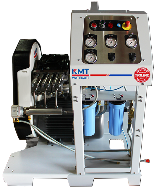 KMT Waterjet triline direct drive pump