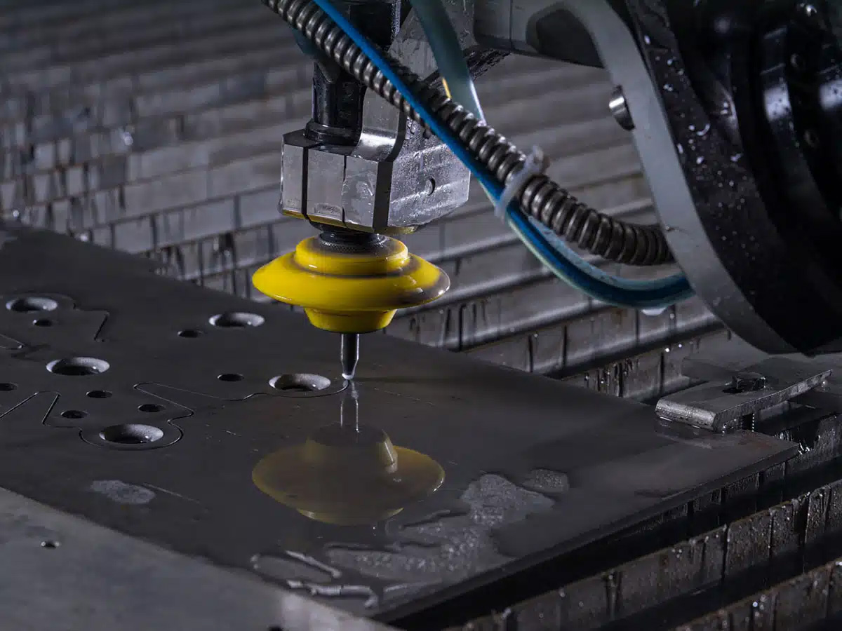 Shape process automation robotic waterjet cutting