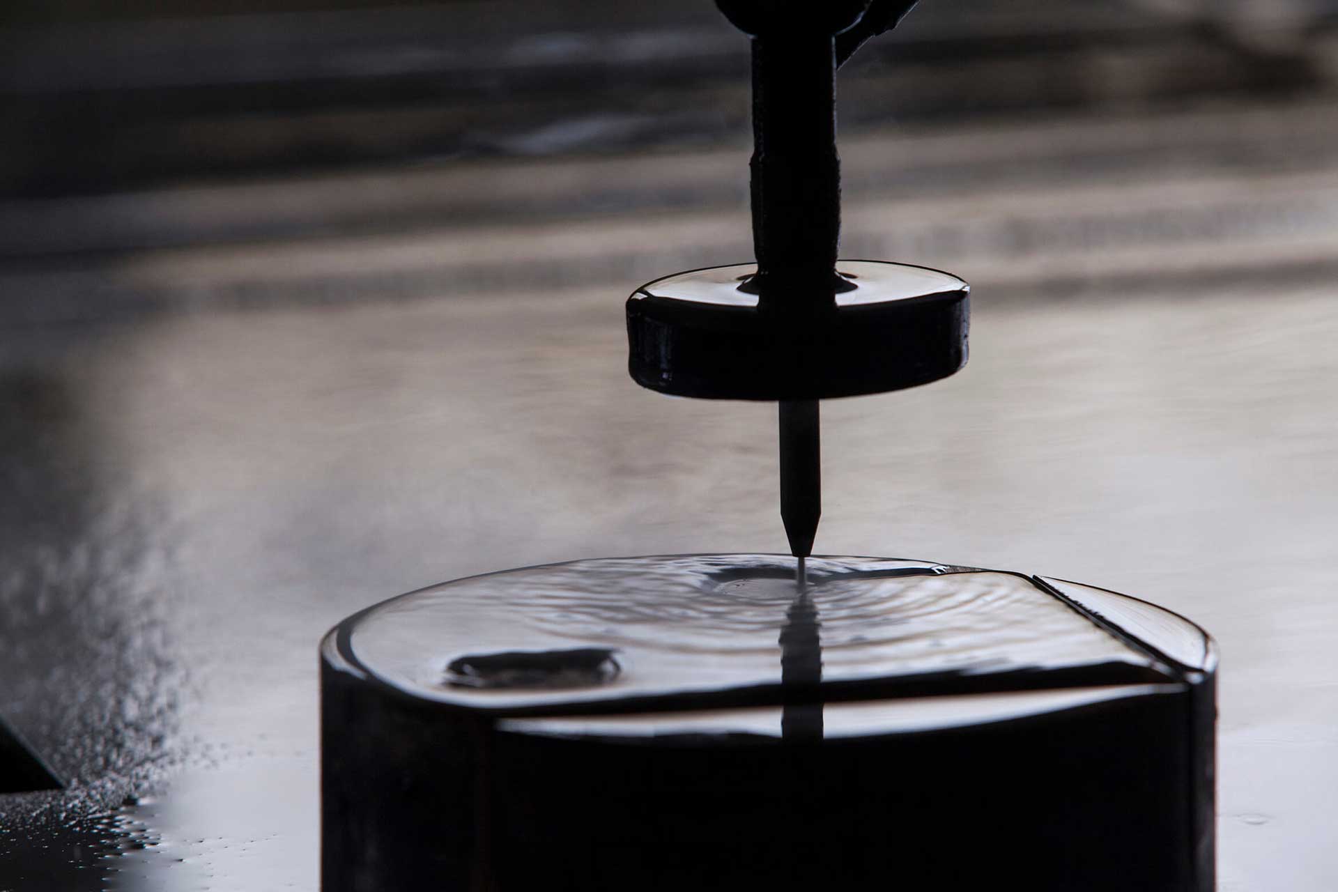 waterjet in action